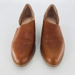 Madewell The Lucie Leather Ankle Cut Out Booties Brown Tan Size 6.5